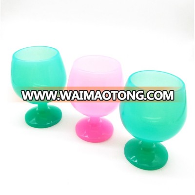 New drinkware Type Eco-friendly silicone Goblet glasses for red wine and champagne