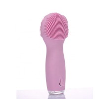 Mini Handheld Sonic Vibration Electric Instrument Silicon Facial Cleansing Brush For Home Use Face Deep Clean