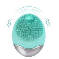 2020 Wireless Sonic Silicone Facial Cleansing Brush IPX7 Grade Waterproof Face Cleaning Brush